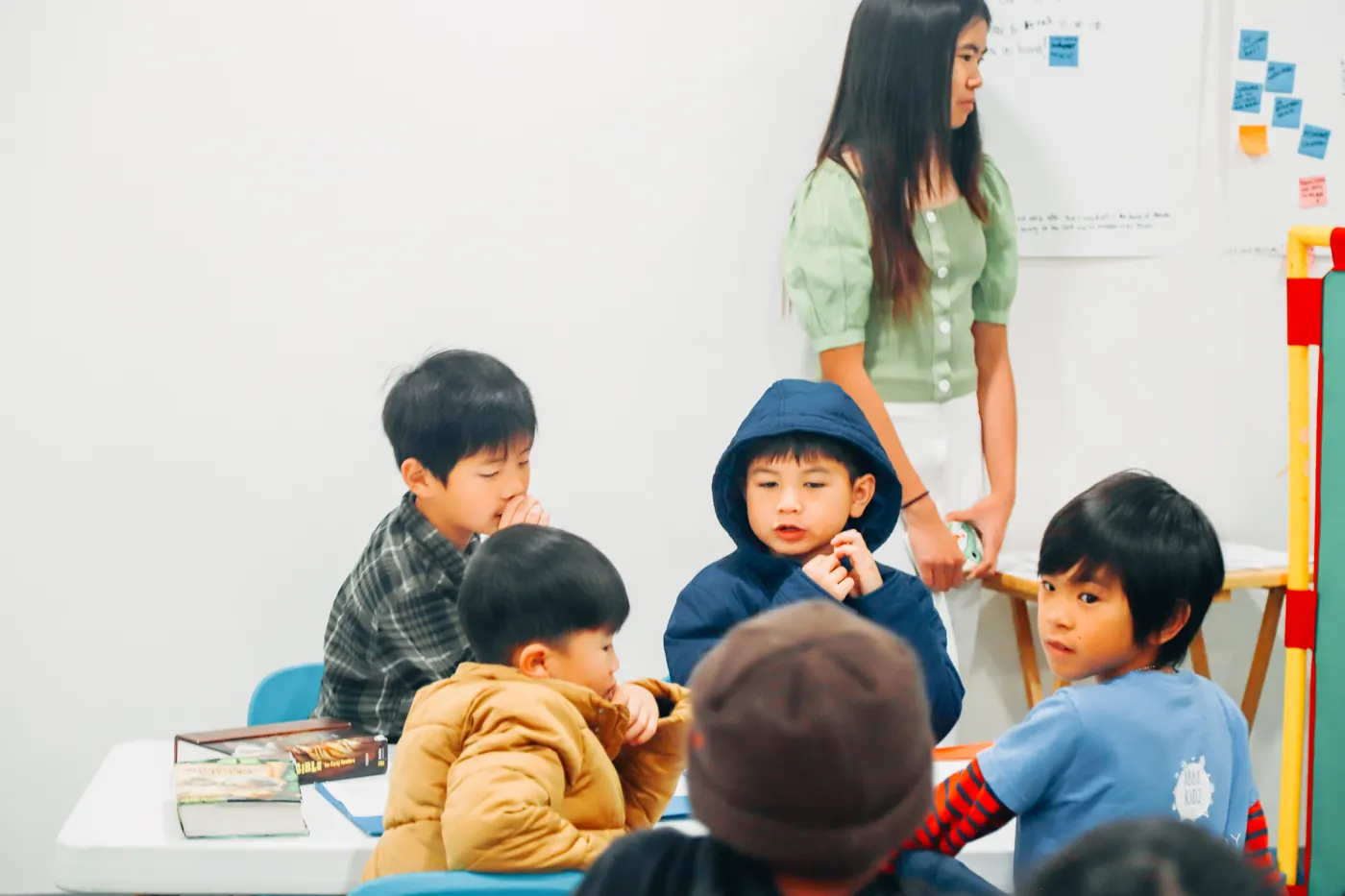 Children at an Abbalove kids activity